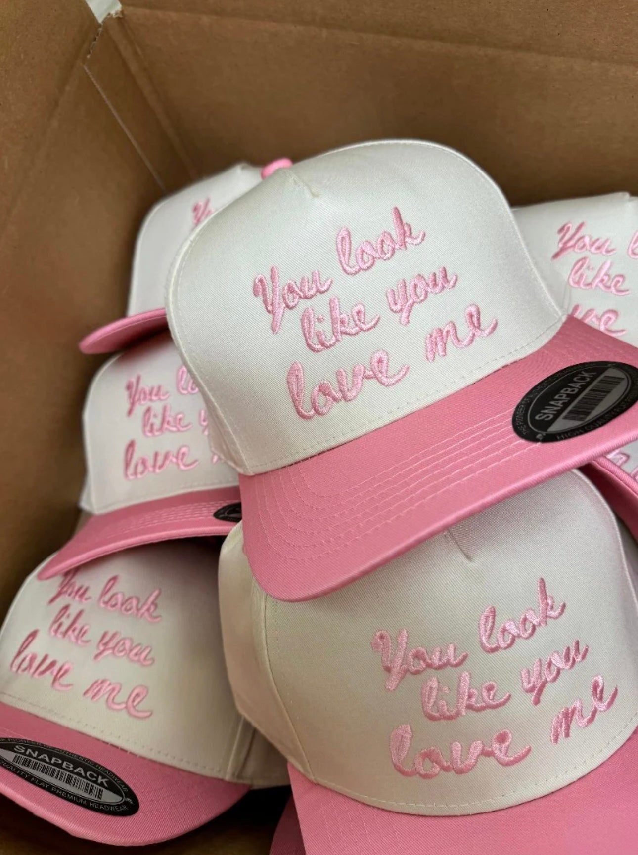 You look like you love me hat 💗